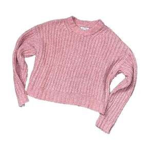 American Eagle Outfitters Pink Crew Neck Sweater